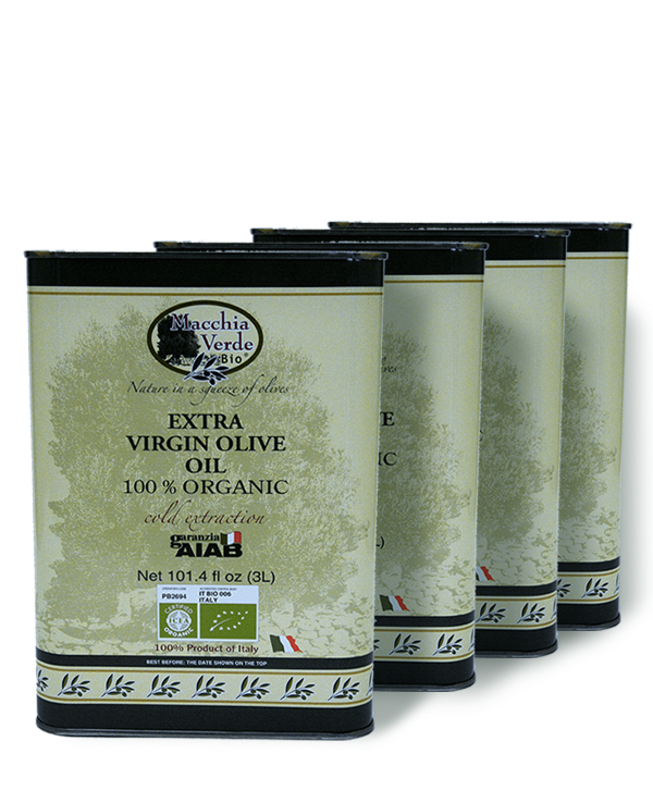 Olio Extravergine D’oliva Bio Classic Latta da 3 Litri
